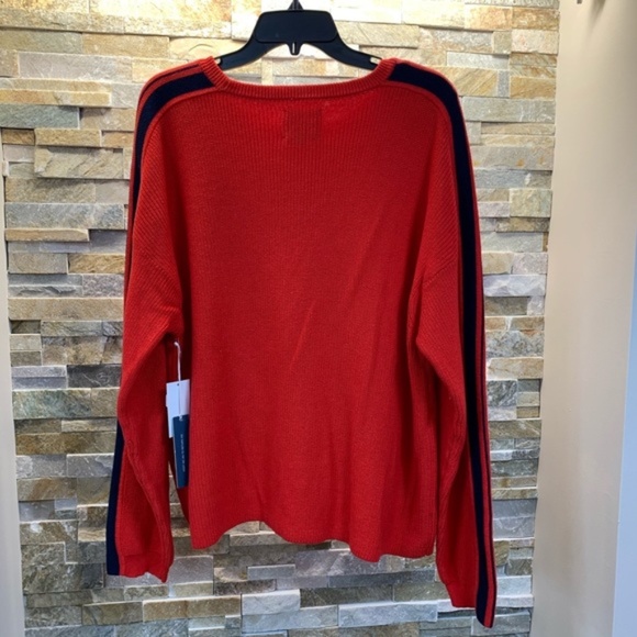 Court & Rowe Women's Stripe Sleeve Sweater - Picture 5 of 6